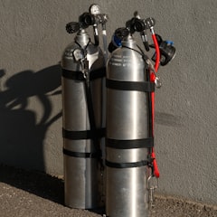 Two dive tanks